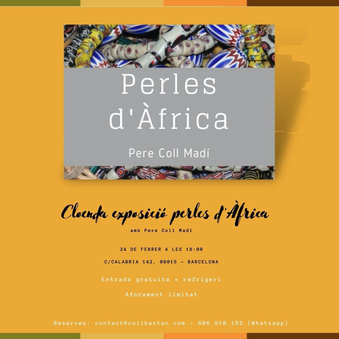 Cartell cloenda perles d'Àfrica